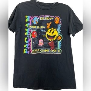 PAC-MAN Black Game Screen Cotton Vintage Tee